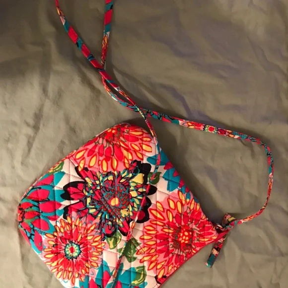 Tommy Hilfiger  red print shoulder bag purse - Picture 5 of 7